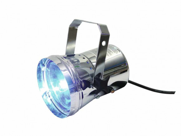 EUROLITE T-36 Pinspot with Cable, silver