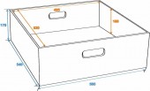 ROADINGER Drawer Box for Universal Tour Case