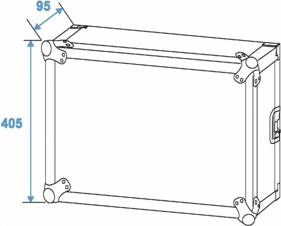 ROADINGER Rack Profi 8U 45cm