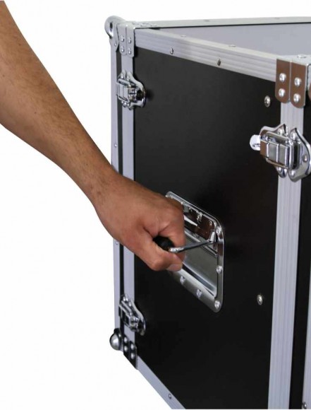 ROADINGER Effect Rack CO DD, 10U, 38cm deep, black