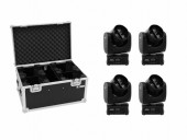 EUROLITE Set 4x LED TMH FE-300 Beam/Flower effect + Case
