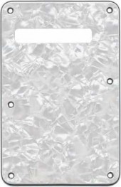 FENDER STRATOCASTER® BACK PLATE STRATOCASTER TREMOLO CAVITY COVER 4-PLY WHITE MOTO FENDER STRATOCASTER® BACK PLATE STRATOCASTER TREMOLO CAVITY COVER 4-PLY WHITE MOTO