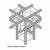 Dura Truss DT 24 C51   X-joint + down