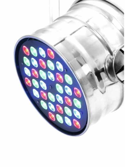 Eurolite LED PAR-64 RGB 36x3W Short sil