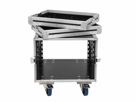 ROADINGER Rack Profi KM 8U 55cm with Wheels