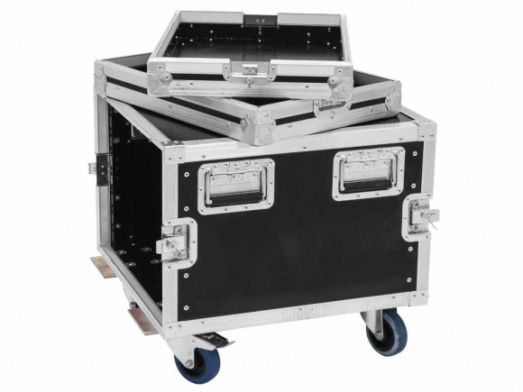 ROADINGER Rack Profi KM 8U 55cm with Wheels
