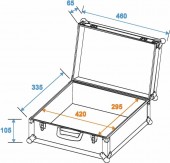 ROADINGER Universal Case FOAM, blue