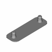 Dura Truss DT 32 BPM Base plate with half connectors male Dura Truss DT 32 BPM Base plate with half connectors male