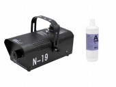EUROLITE Set N-19 Smoke machine black + A2D Action smoke fluid 1l EUROLITE Set N-19 Smoke machine black + A2D Action smoke fluid 1l