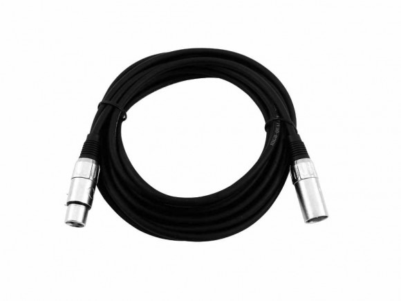 OMNITRONIC XLR cable 3pin 7.5m bk
