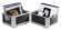 ROADINGER Record Case ALU 50/50, rounded, bk