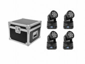 EUROLITE Set 4x LED TMH-9 + Case