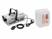 EUROLITE Set N-200 Smoke machine + C2D Smoke fluid 5l EUROLITE Set N-200 Smoke machine + C2D Smoke fluid 5l