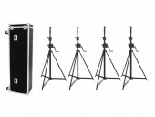 EUROLITE Set 4x STW-370A + Case