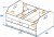 ROADINGER Flightcase 8x Audience Blinder 2xCOB