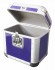 ROADINGER Record Case ALU 75/25, rounded, blue