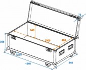 ROADINGER Universal Case Profi 100x40x40cm wheels