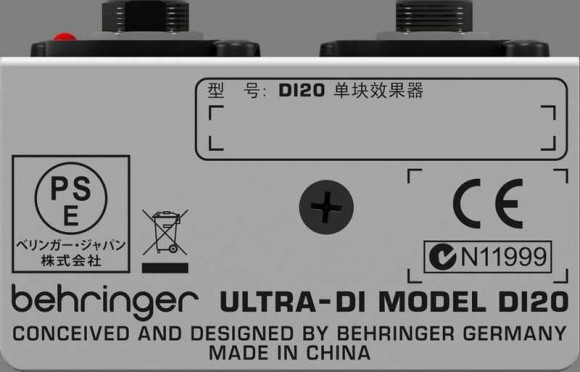 BEHRINGER DI20 BEHRINGER DI20