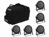 EUROLITE Set 5x LED SLS-180 + Softbag