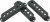 DIMARZIO VINTAGE STRAT PICKUP COVER SET DM2000BK