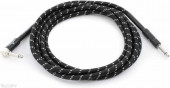 FENDER CUSTOM SHOP 10` INSTRUMENT CABLE BLACK TWEED FENDER CUSTOM SHOP 10` INSTRUMENT CABLE BLACK TWEED
