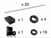 EUROLITE Set 20x LED Pixel Pole 100cm + LED PSU-4A + MADRIX KEY entry EUROLITE Set 20x LED Pixel Pole 100cm + LED PSU-4A + MADRIX KEY entry