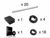 EUROLITE Set 20x LED Pixel Pole 50Cm + LED PSU-4A + MADRIX KEY entry EUROLITE Set 20x LED Pixel Pole 50Cm + LED PSU-4A + MADRIX KEY entry