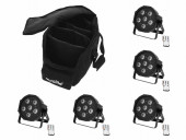 EUROLITE Set 5x LED SLS-603 + Case EUROLITE Set 5x LED SLS-603 + Case