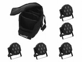 EUROLITE Set 5x LED SLS-7 QCL + Case EUROLITE Set 5x LED SLS-7 QCL + Case