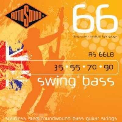 ROTOSOUND RS66LB BASS STRINGS STAINLESS STEEL ROTOSOUND RS66LB BASS STRINGS STAINLESS STEEL