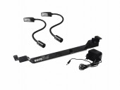 EUROLITE Set 2x Flexilight gooseneck XLR + front panel EUROLITE Set 2x Flexilight gooseneck XLR + front panel