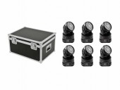 EUROLITE Set 6x LED TMH-7 + Case EUROLITE Set 6x LED TMH-7 + Case