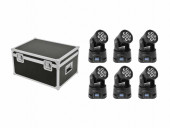 EUROLITE Set 6x LED TMH-9 + Case EUROLITE Set 6x LED TMH-9 + Case