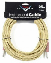 FENDER CUSTOM SHOP 25` INSTRUMENT CABLE TWEED FENDER CUSTOM SHOP 25` INSTRUMENT CABLE TWEED