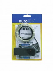 EUROLITE EL Wire 2mm, 2m, light blue