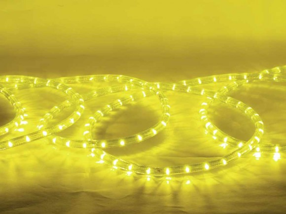 EUROLITE RUBBERLIGHT LED RL1-230V yellow 44m