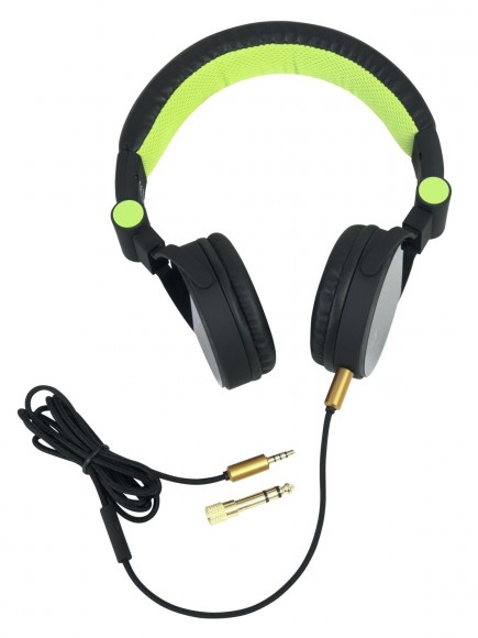 OMNITRONIC SHP-i3 Stereo Headphones green OMNITRONIC SHP-i3 Stereo Headphones green