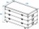 ROADINGER Flightcase 12x LED Bar Size L