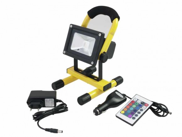 EUROLITE AKKU LED IP FL-10 COB RGB Spot